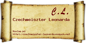 Czechmeiszter Leonarda névjegykártya